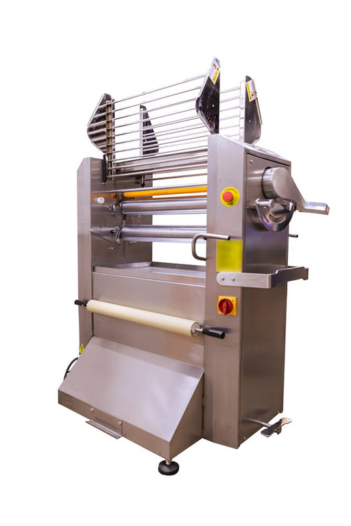 American Eagle AE - DS650B - SS Premium Series All Stainless Steel Dough Sheeter Floor Type w/Removable Tables w/ Digital Gauge 25.5" W x 110"L, 220V/1Ph - TheChefStore.Com