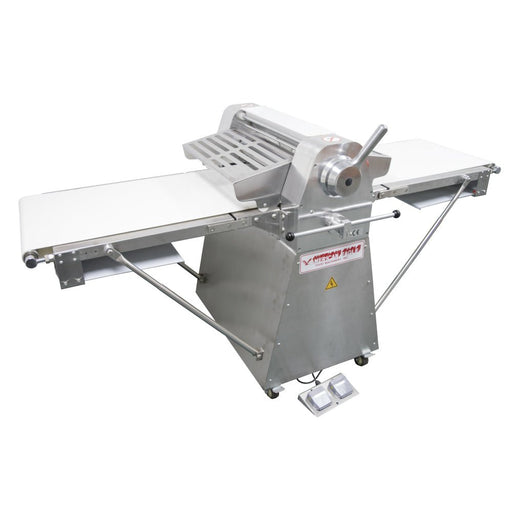 American Eagle AE - DS65L - SS Dough Sheeter Floor Type, Roller width 25 1/2", Length 118". Stainless Steel Finish