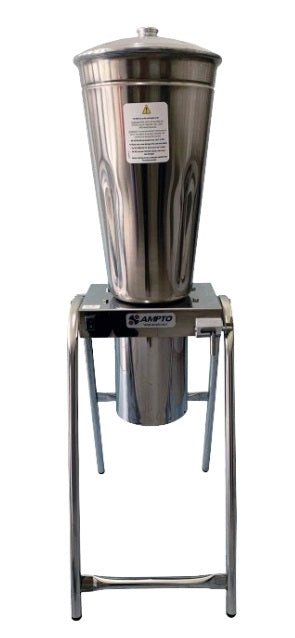 Ampto TI15 4 Gallon Commercial Tilting Blender, Stainless Steel - TheChefStore.Com