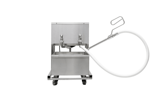 Atosa FPOF - 50 50 LB Capacity Portable Fryer Filter with Reversable Heavy Duty Pump, Stainless Steel - TheChefStore.Com