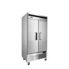 Atosa MBF8506GR Bottom Mount Slim Two Door Reach - in Refrigerator, 28.5 Cu. Ft. - TheChefStore.Com