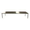 BevLes BVOS - 12 Over Shelf Storage Shelf for 2 - Well Steam Tables, 12"W, in Silver (BVOS - 12 - 2) - TheChefStore.Com