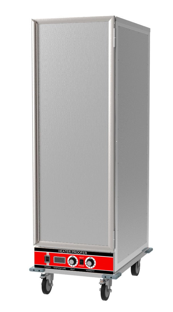 BevLes HPIS Full Size Insulated HPC Proofing & Holding Cabinet, 1 Solid Door, in Silver (HPIS - 6836) - TheChefStore.Com