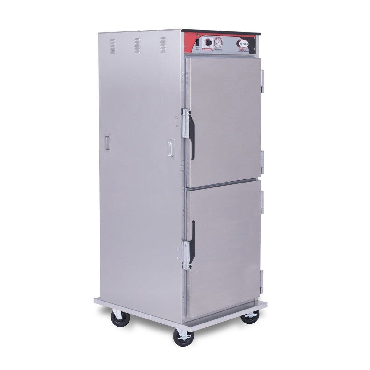 BevLes HTSS74 - PT Temper Select - Pass Thru Full Size Heated Holding Cabinet, Narrow Width, 230V, in Silver (HTSS74P164 - PT) - TheChefStore.Com