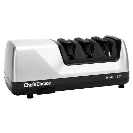 Chef's Choice 1520 AngleSelect Professional Electric Knife Sharpener, in Brushed Metal (0115207) - TheChefStore.Com