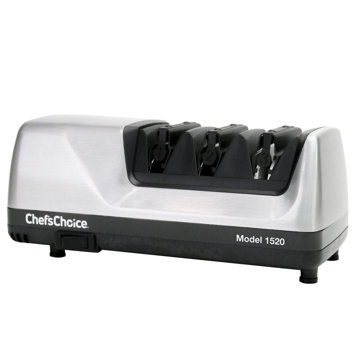 Chef's Choice 1520 AngleSelect Professional Electric Knife Sharpener, in Brushed Metal (0115207) - TheChefStore.Com