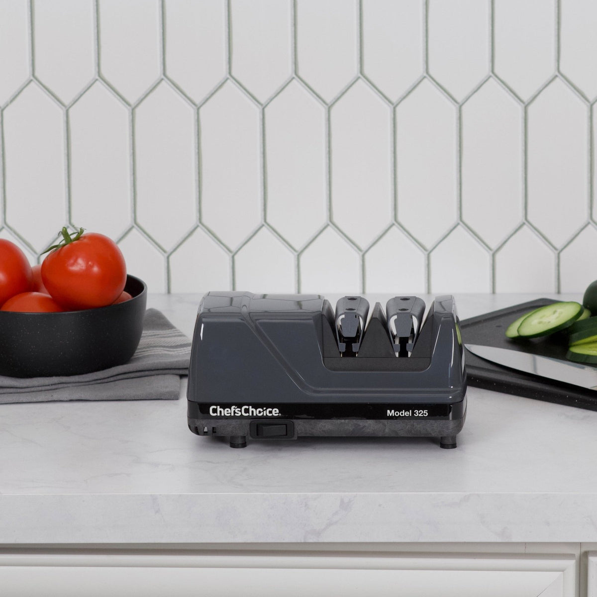 Chef's Choice 325 Diamond Hone Sharp - N - Hone Knife Sharpener, 2 - Stage, in Gray (0325000) - TheChefStore.Com