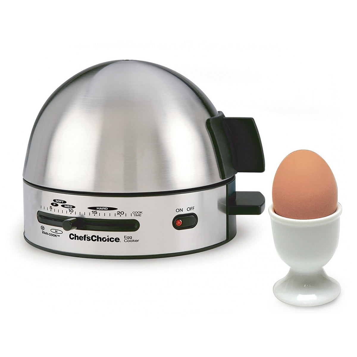 Chef's Choice 810 Gourmet Egg Cooker, 7 Egg Capacity, in Stainless Steel (8100001) - TheChefStore.Com