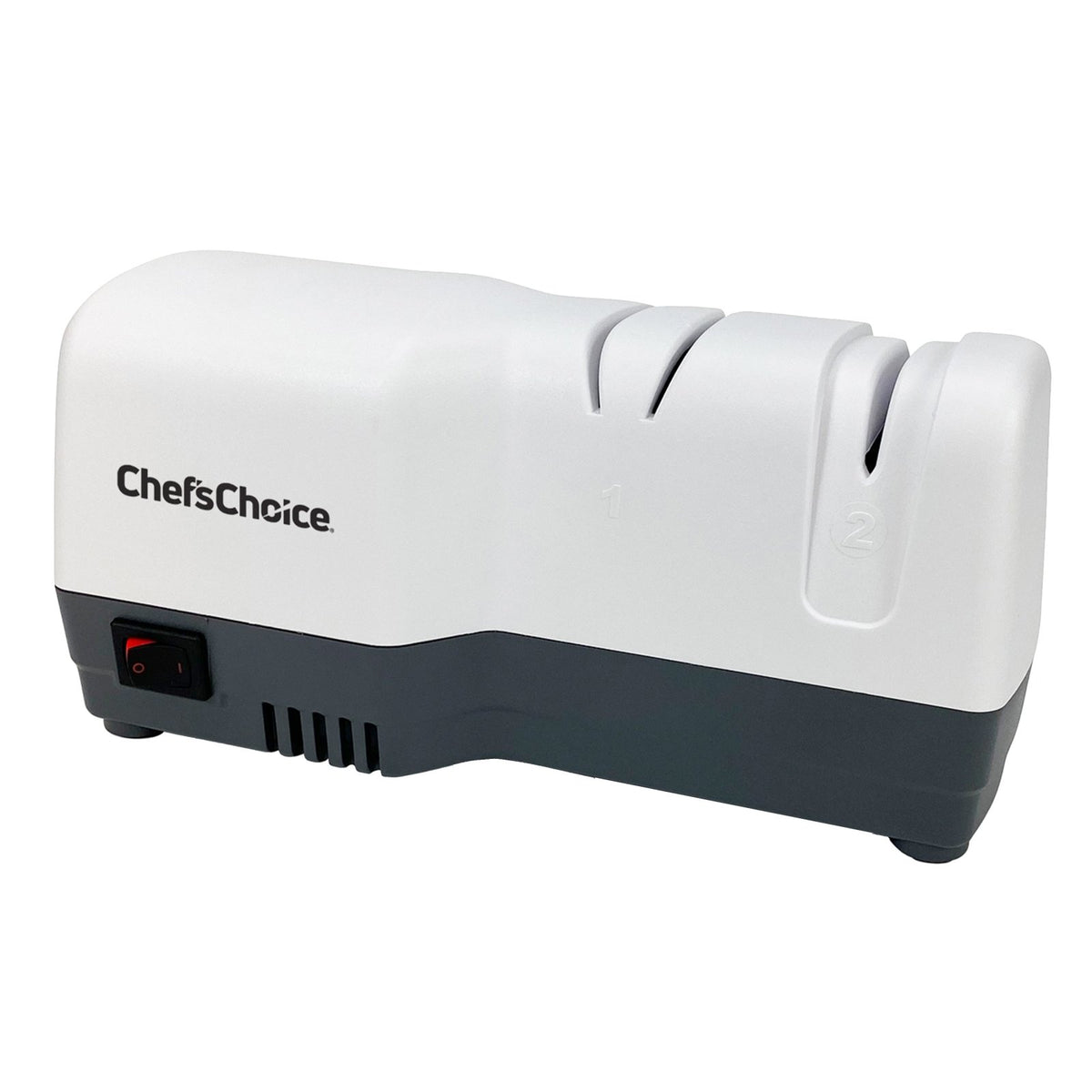 Chef's Choice G202 Hybrid Knife Sharpener for 20 - Degree Straight and Serrated Knives, 2 - Stage, White - TheChefStore.Com