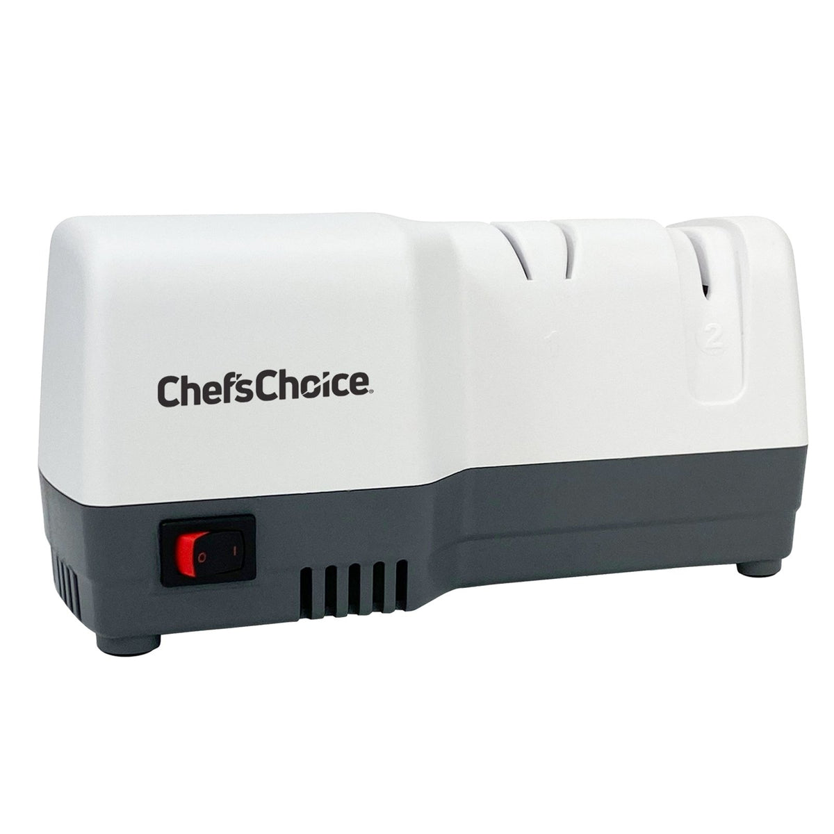 Chef's Choice G202 Hybrid Knife Sharpener for 20 - Degree Straight and Serrated Knives, 2 - Stage, White - TheChefStore.Com