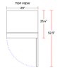 Coldline C19F 29" Single Solid Door Narrow Depth Reach - In Freezer - TheChefStore.Com