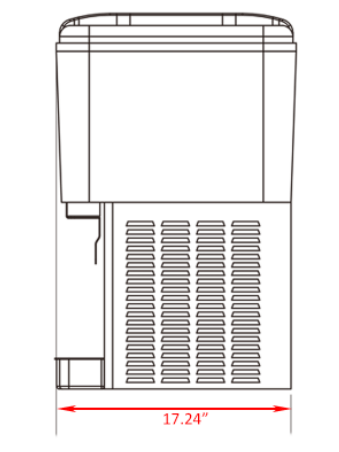 Coldline CBD - 1 Single 3 Gallon Bowl Refrigerated Beverage Dispenser with Stirring System - TheChefStore.Com