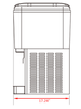 Coldline CBD - 1 Single 3 Gallon Bowl Refrigerated Beverage Dispenser with Stirring System - TheChefStore.Com