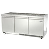 Coldline CBT - 72 72" Stainless Steel Refrigerated Salad Bar, Buffet Table, Self Service - TheChefStore.Com