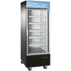 Coldline D30 - B 31″ Single Glass Swing Door Merchandiser Freezer, Black - TheChefStore.Com