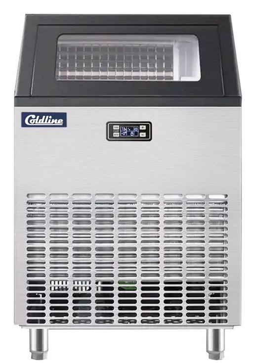 Coldline EIC200 22" 200 lb. Commercial Full Cube Air Cooled Ice Machine with Bin - TheChefStore.Com