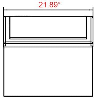 Coldline EIC270 22" 270 lb. Commercial Full Cube Air Cooled Ice Machine with 50 Lb. Bin - TheChefStore.Com