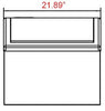 Coldline EIC270 22" 270 lb. Commercial Full Cube Air Cooled Ice Machine with 50 Lb. Bin - TheChefStore.Com