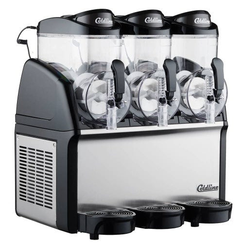 Coldline GRANITA - 3N Triple 3 Bowl Pourover Granita Slush Machine, 9 Gallon - TheChefStore.Com