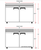 Coldline UC - 36R 36" Undercounter Work Top Refrigerator, 8.2 Cu. Ft. - TheChefStore.Com