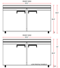 Coldline UC - 60R 60" Undercounter Work Top Refrigerator, 15 Cu. Ft. - TheChefStore.Com