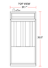 Cookline CF - 75 - NG 21" Natural Gas Tube Standing 55 lb. Commercial Deep Fryer, 170,000 BTU - TheChefStore.Com