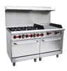 Cookline CR60 - 24G - NG 60" 6 Burner Natural Gas Range with 2 Ovens with 24" Griddle - TheChefStore.Com