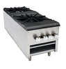 Cookline CSP2 18" Double Burner Countertop Gas Stock Pot Range - TheChefStore.Com