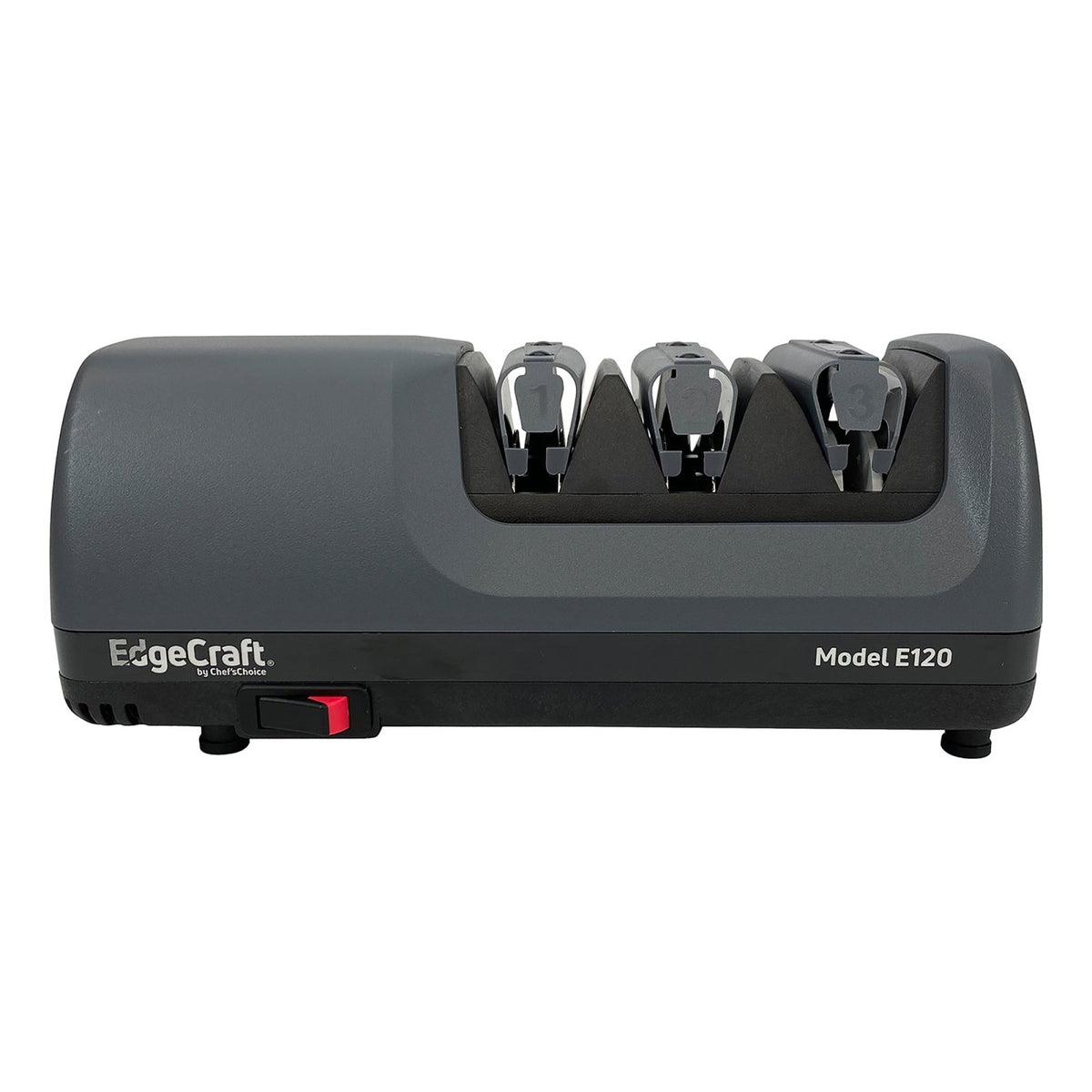 Edgecraft 120 Professional Electric Knife Sharpener, 3 - Stage 20 - Degree Trizor, in Gray (SHE120GY11) - TheChefStore.Com