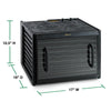 Excalibur 3926 3926TB Black 9Tray Food Dehydrator, 15 SQ. Ft. Drying Space, Adjustable Thermostat, 26 - Hr Timer - TheChefStore.Com