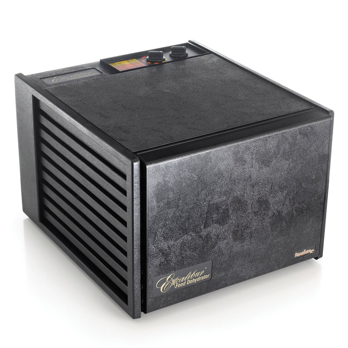 Excalibur 3926 9 - Tray Food Dehydrator with 26 - HR Timer and Adjustable Thermostat, in Black (3926TB) - TheChefStore.Com