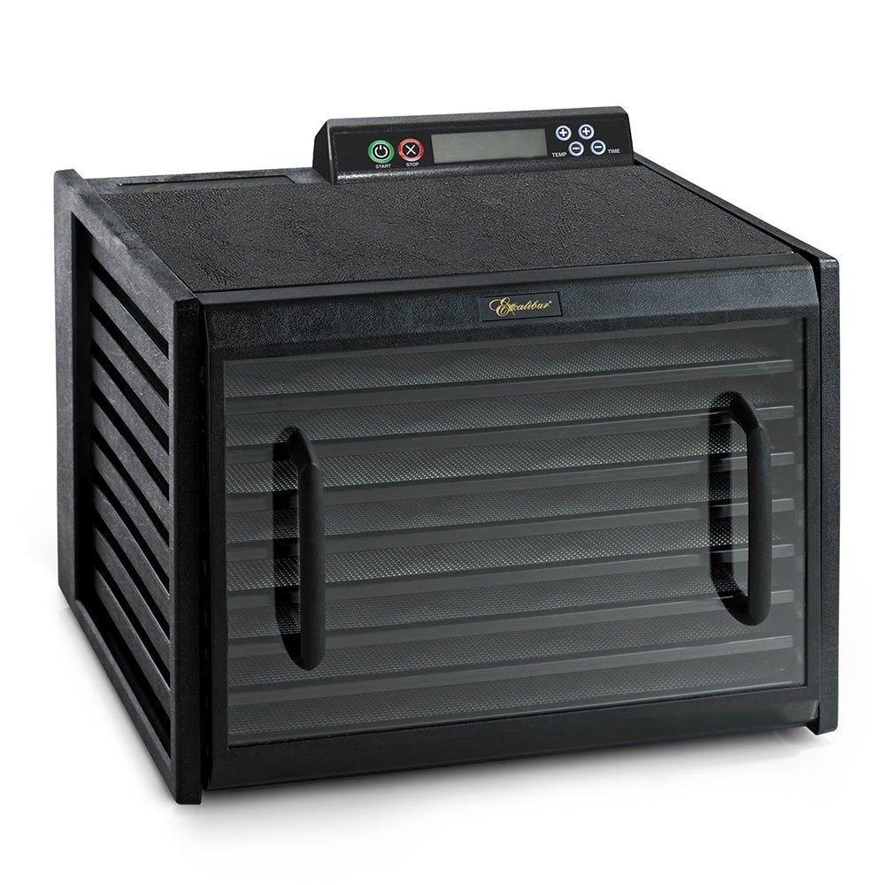 Excalibur 3948CDB 9 - Tray Food Dehydrator with Digital 48 - HR Timer and Adjustable Thermostat, in Black - TheChefStore.Com