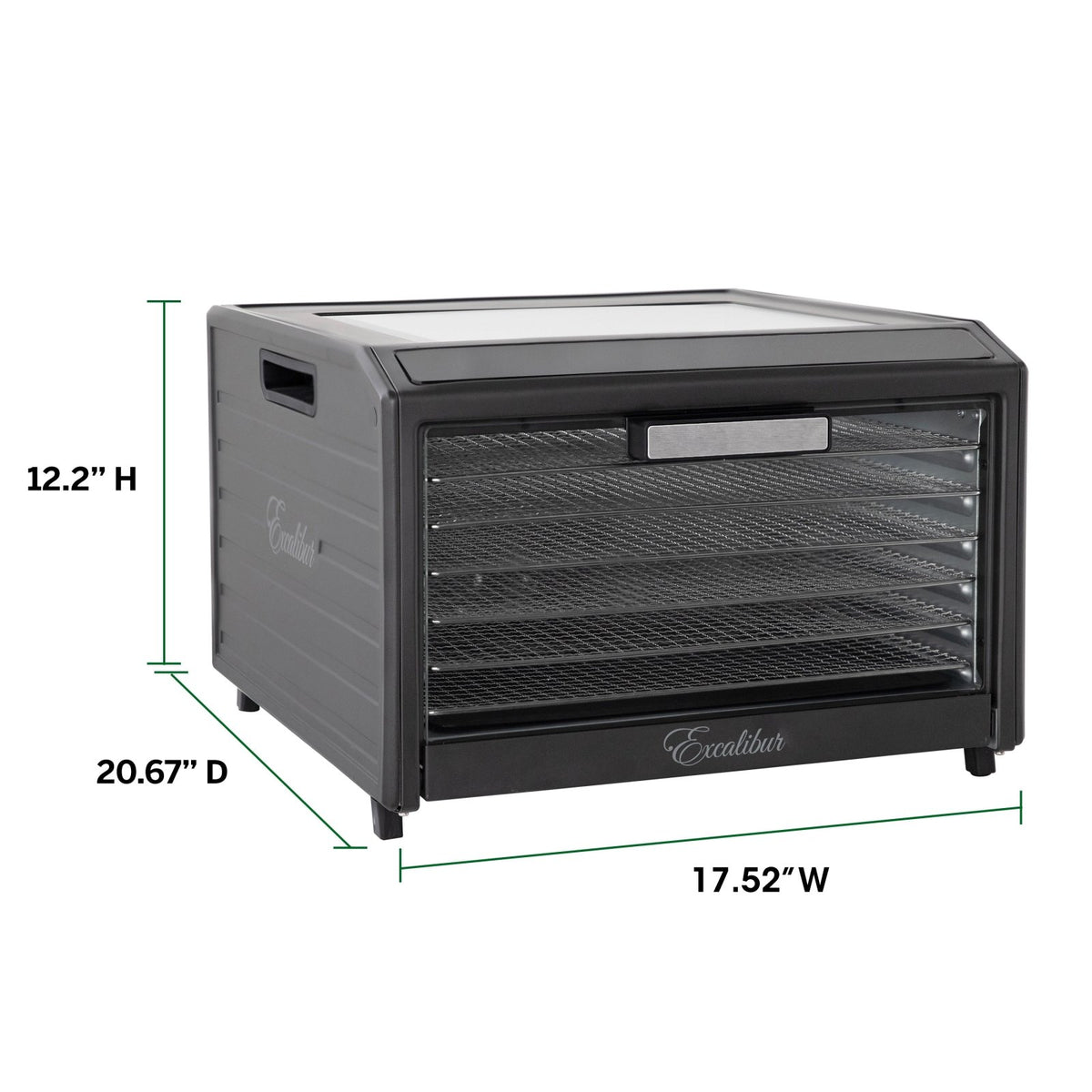 Excalibur DH06SS 6 Tray Performance Digital Dehydrator, in Stainless Steel (DH06SSSS13) - TheChefStore.Com