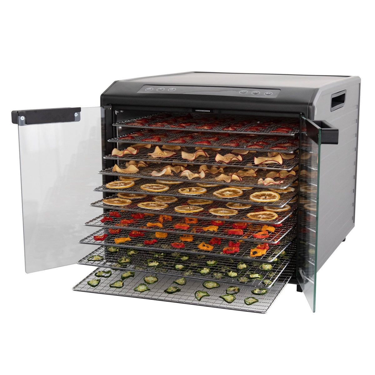 Excalibur DH10SC 10 Tray Select Digital Dehydrator, in Stainless Steel (DH10SCSS13) - TheChefStore.Com