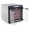 Excalibur EXC10EL 10 Tray Commercial Food Dehydrator with Adjustable Temperature Control and Two 99 - Hour Timers, in Stainless Steel - TheChefStore.Com