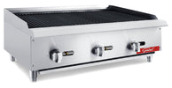 General GCRB - 36 Charbroiler Grill, 3 Burners, 105,000 BTU's, 24", in Stainless Steel (GCRB - 24LP) - TheChefStore.Com