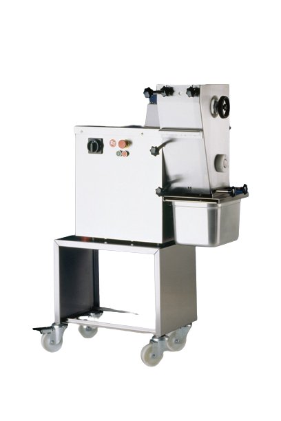 Jaccard FS19 - 201809 High Speed Strip Slicer with 9mm Straight Edge Blade Set, Feeding Tray & Stand - TheChefStore.Com