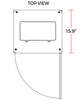 Marchia MDC78 Countertop Refrigerated Glass Display Case - TheChefStore.Com