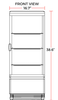 Marchia MDC78 Countertop Refrigerated Glass Display Case - TheChefStore.Com