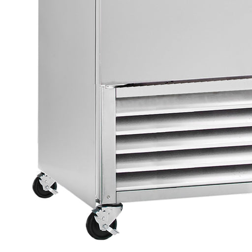 Maxx Cold MCF - 72FDHC Triple Door Reach - In Freezer, Bottom Mount, 81"W, 72 cu. ft. Storage Capacity, in Stainless Steel - TheChefStore.Com