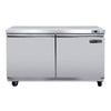 Maxx Cold MVF48UHC V - Series 2 Door Undercounter Freezer, 48"W, 14.1 cu ft, in Stainless Steel - TheChefStore.Com