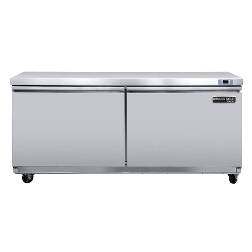 Maxx Cold MVF60UHC V - Series 2 Door Undercounter Freezer, 60"W, 18.5 cu ft, in Stainless Steel