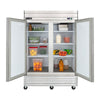Maxx Cold MVR - 49FD V - Series 2 Solid Door Reach - In Refrigerator, Bottom Mount, 54"W, 42 cu. ft. Storage Capacity, in Stainless Steel (MVR - 49FDHC) - TheChefStore.Com