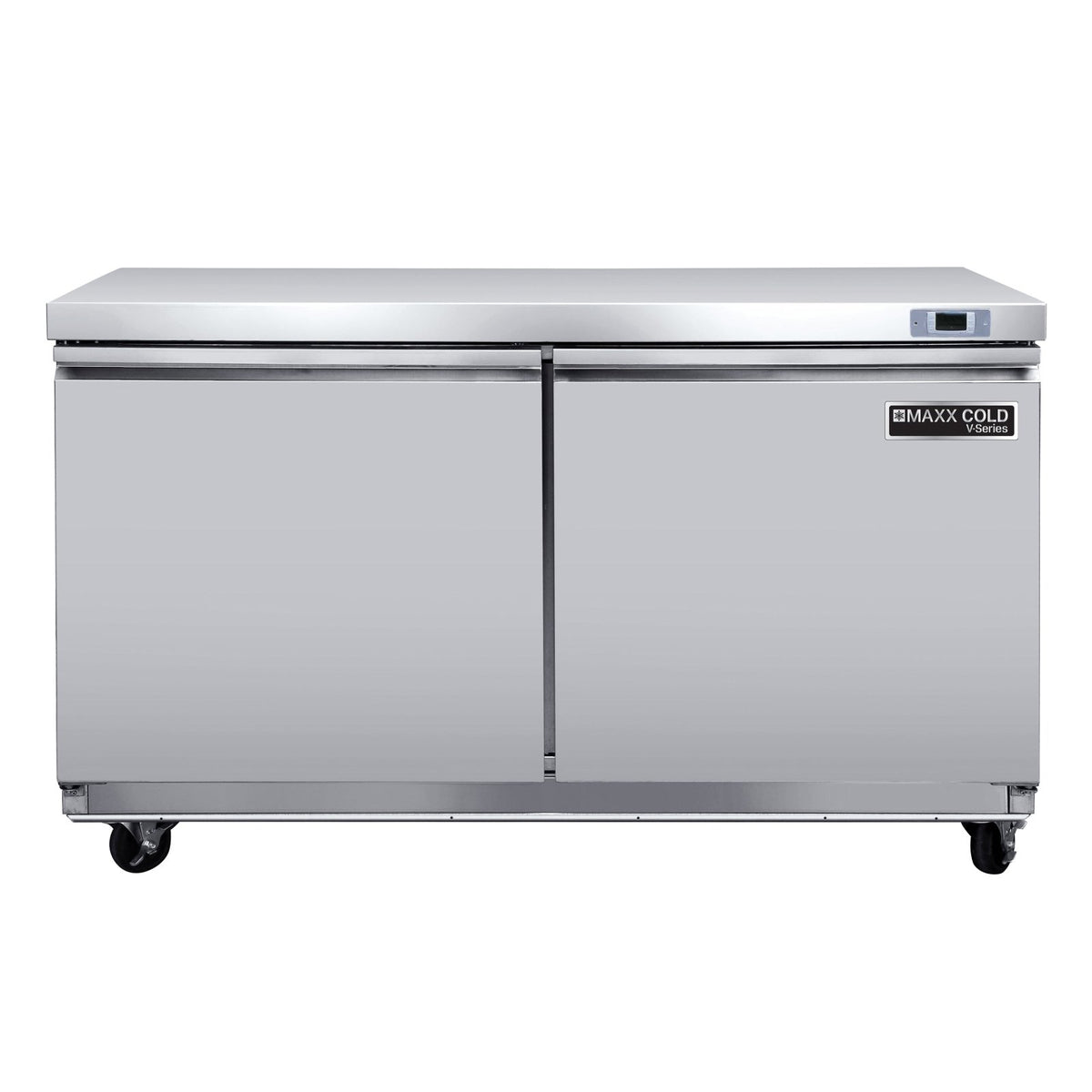 Maxx Cold MVR48UHC V - Series 2 Door Undercounter Refrigerator, 48"W, 14.1 cu ft, in Stainless Steel - TheChefStore.Com