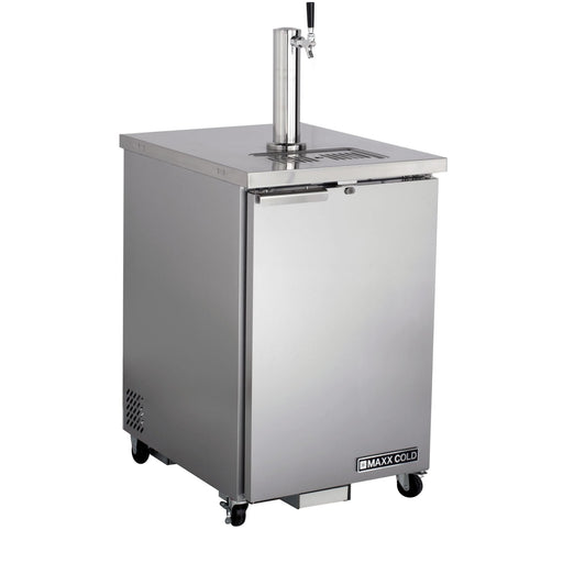 Maxx Cold MXBD24 - 1SHC X - Series Single Tower, 1 Tap Beer Dispenser, 23.3"W, 7.2 cu. ft. - TheChefStore.Com