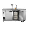 Maxx Cold MXBD72 - 2SHC X - Series Dual Tower, 2 Tap Beer Dispenser, 73"W, 17.3 cu. ft. - TheChefStore.Com