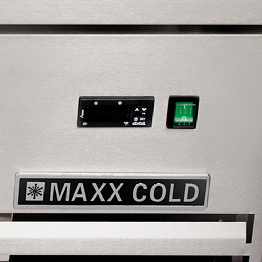 Maxx Cold MXCB72HC X - Series Four - Drawer Refrigerated Chef Base, 74"W, 11.1 cu. ft. Storage Capacity, in Stainless Steel - TheChefStore.Com