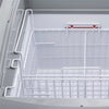 Maxx Cold MXF25CHC - 2 X - Series Curved Glass Top Mobile Ice Cream Display Freezer, 24.6"W, 3.81 cu. ft. Storage Capacity, in White - TheChefStore.Com