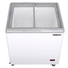 Maxx Cold MXF31F X - Series Sliding Glass Top Mobile Ice Cream Display Freezer, 31"W, 5.8 cu. ft. Storage Capacity, in White - TheChefStore.Com