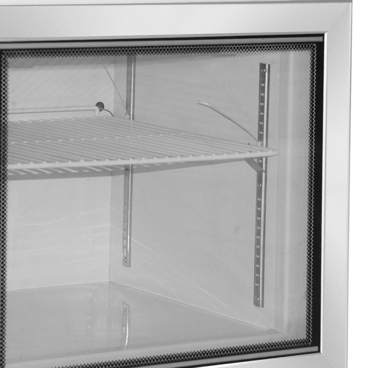 Maxx Cold MXM1 - 2.5FHC X - Series Glass Door Countertop Merchandiser Freezer, 22.4"W, 2.6 cu. ft. Storage Capacity, in White - TheChefStore.Com